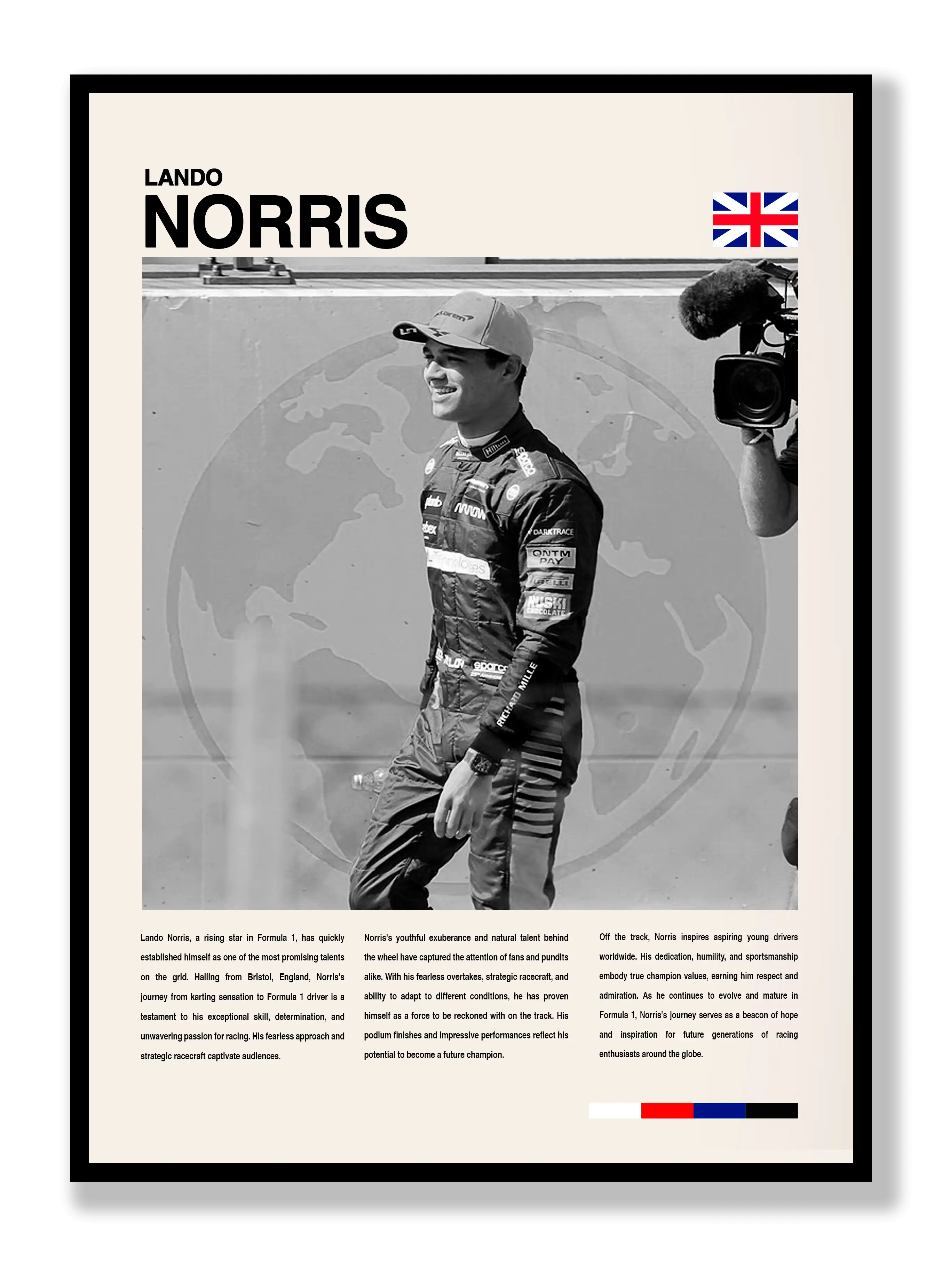 Lando Norris Poster
