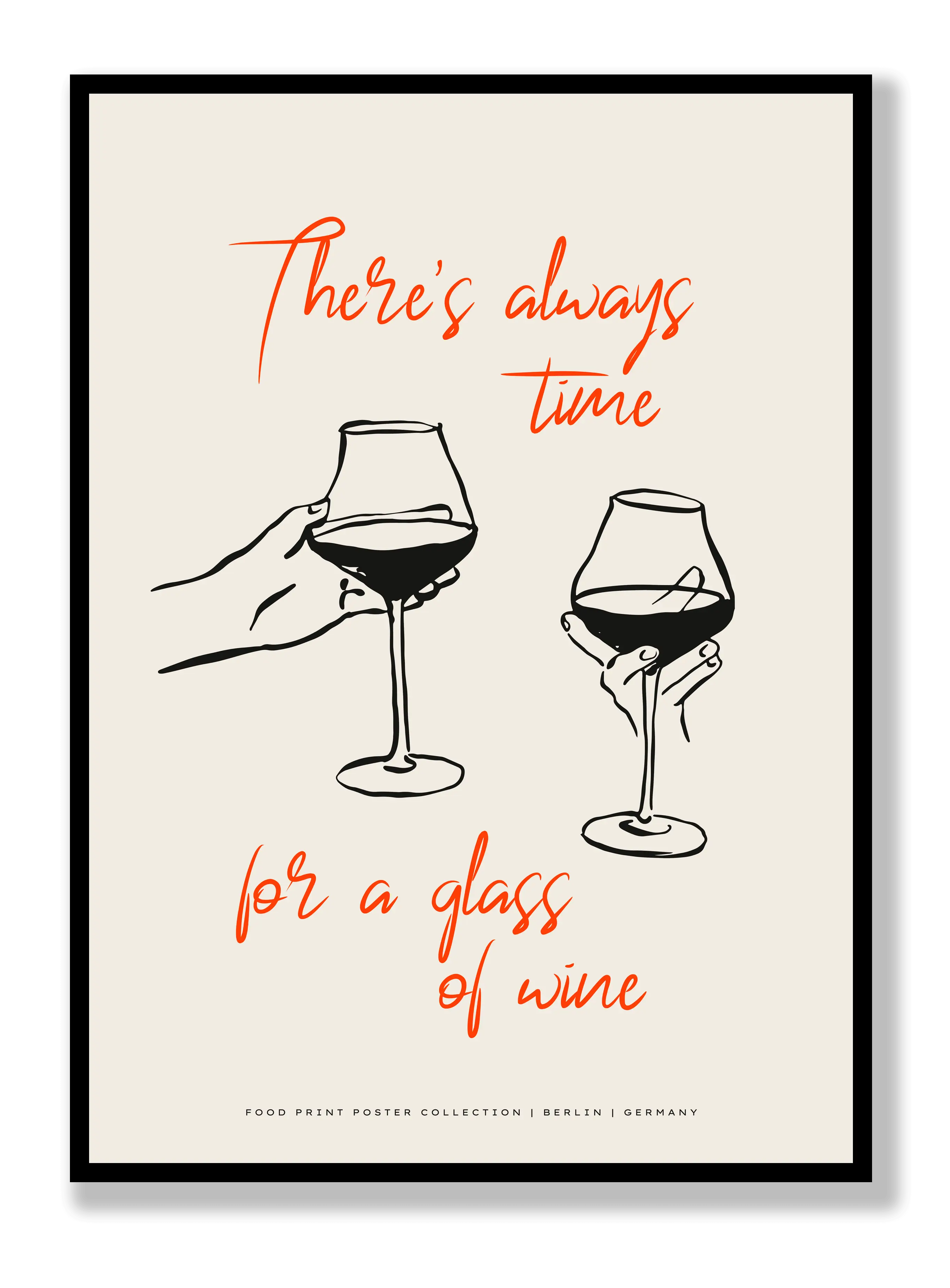 Always Time For Wine Poster